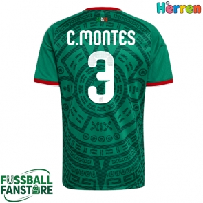 Mexiko Cesar Montes #3 Replik Heimtrikot WM 2026 Kurzarm